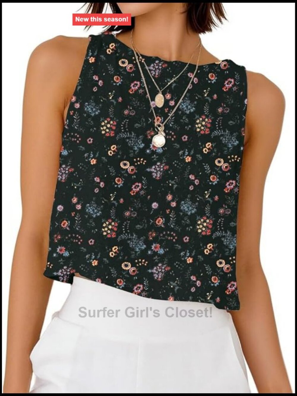 Women's Cropped Tank Top Sleeveless Linen Casual Spring Summer